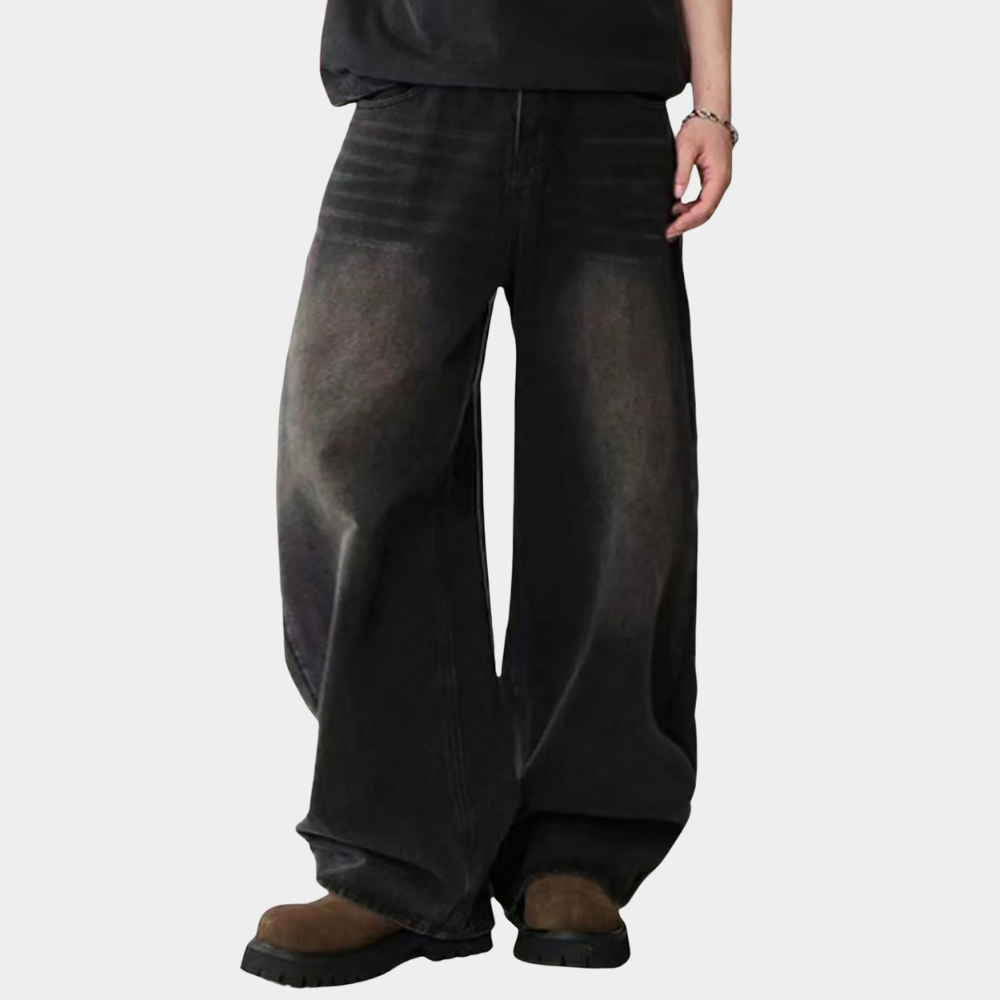 Wide Leg Jeans Black