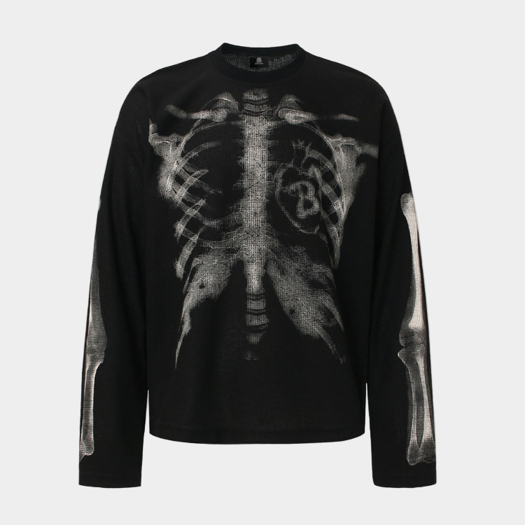 Skeleton Waffle Sweatshirt