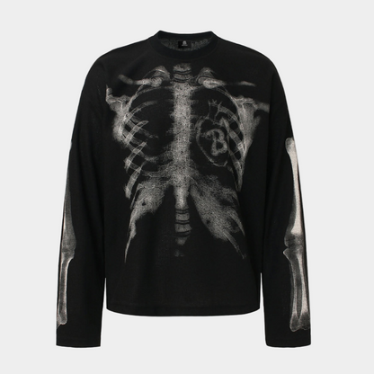 Skeleton Waffle Sweatshirt