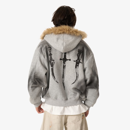 Graphic Hooded Jacket