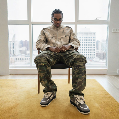 Monochrome Heavy-Duty Sneakers