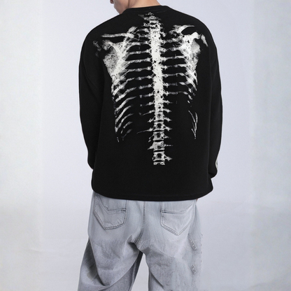 Skeleton Waffle Sweatshirt