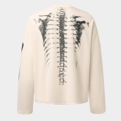 Skeleton Waffle Sweatshirt