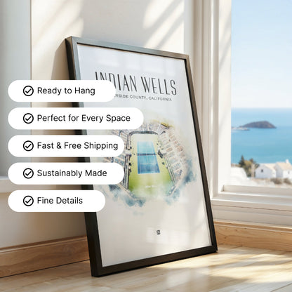 Indian Wells Framed