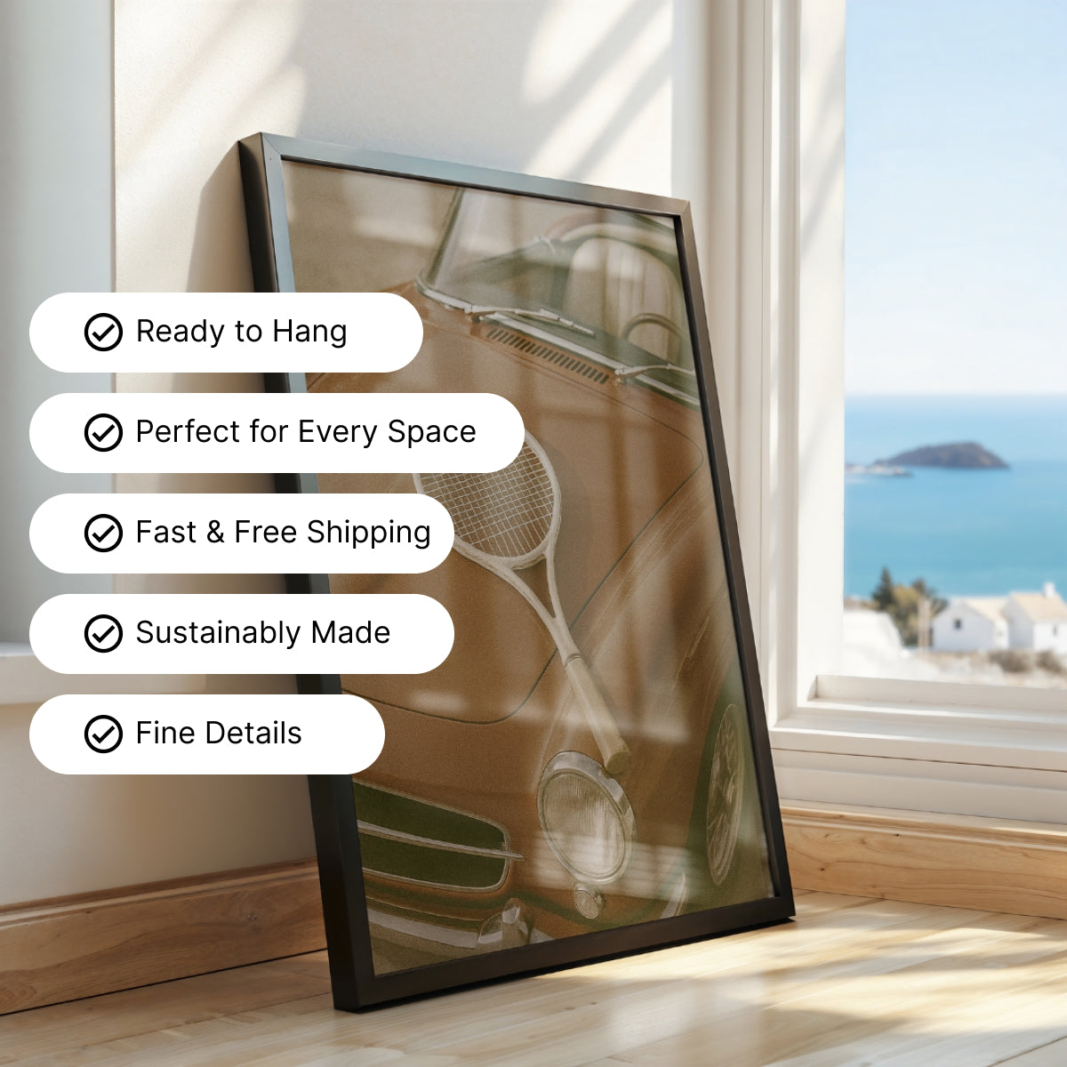 Between Matches Framed