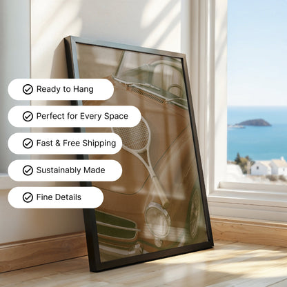 Between Matches Framed