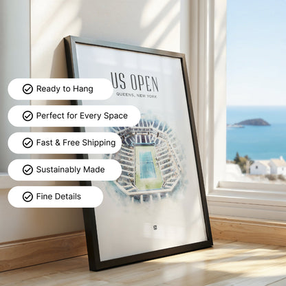 US Open Framed