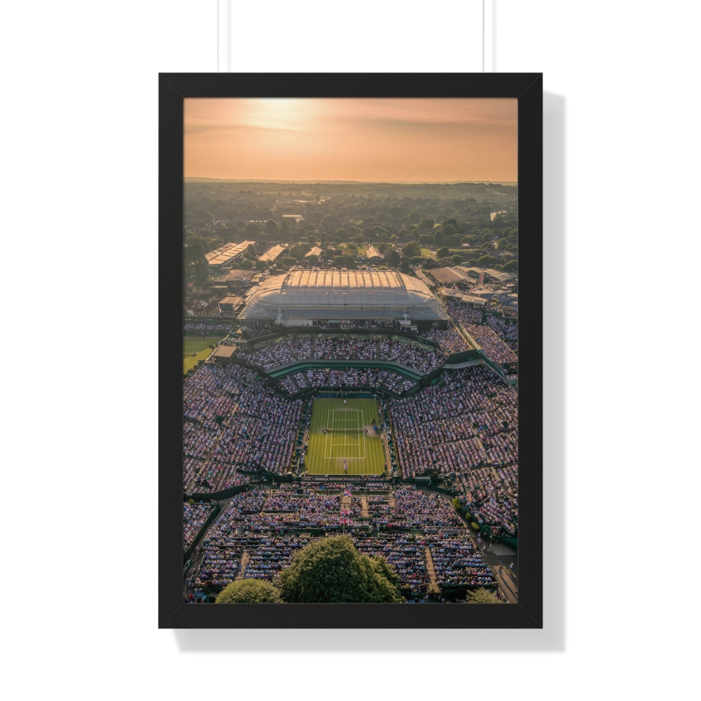 Wimbledon Aerial Framed