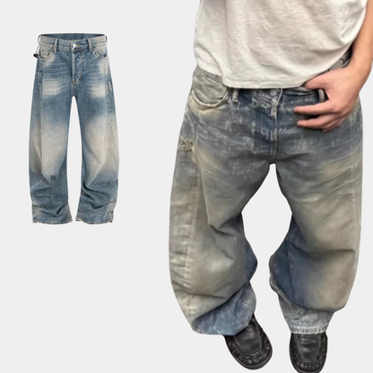 Distressed Baggy Jeans