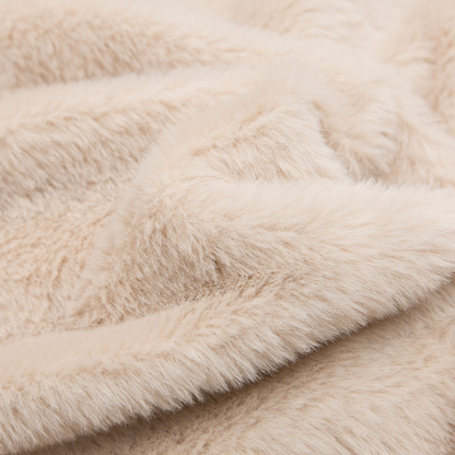 Hooded Faux Fur Bomber