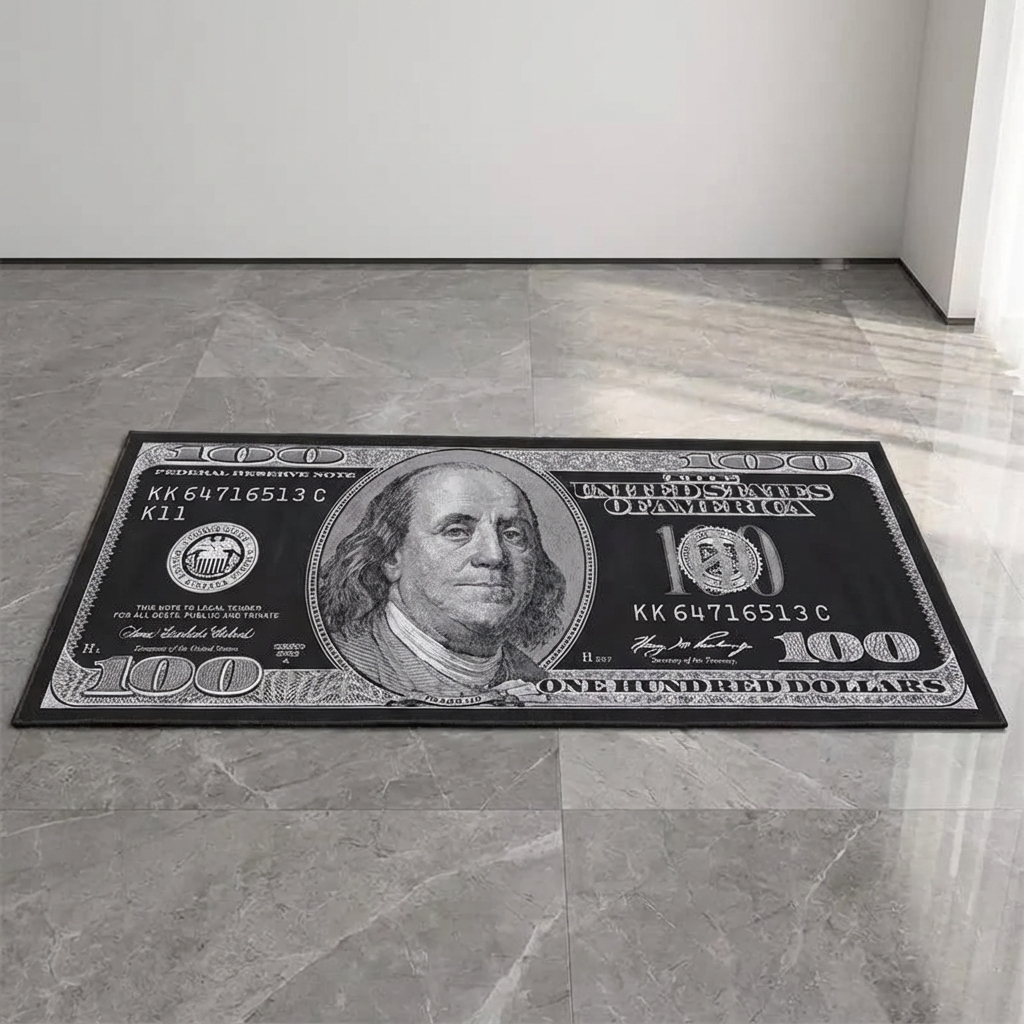 $100 BILL RUG
