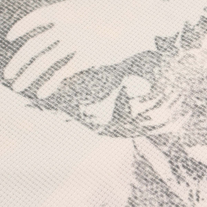 Knit Graphic Crewneck Sweatshirt