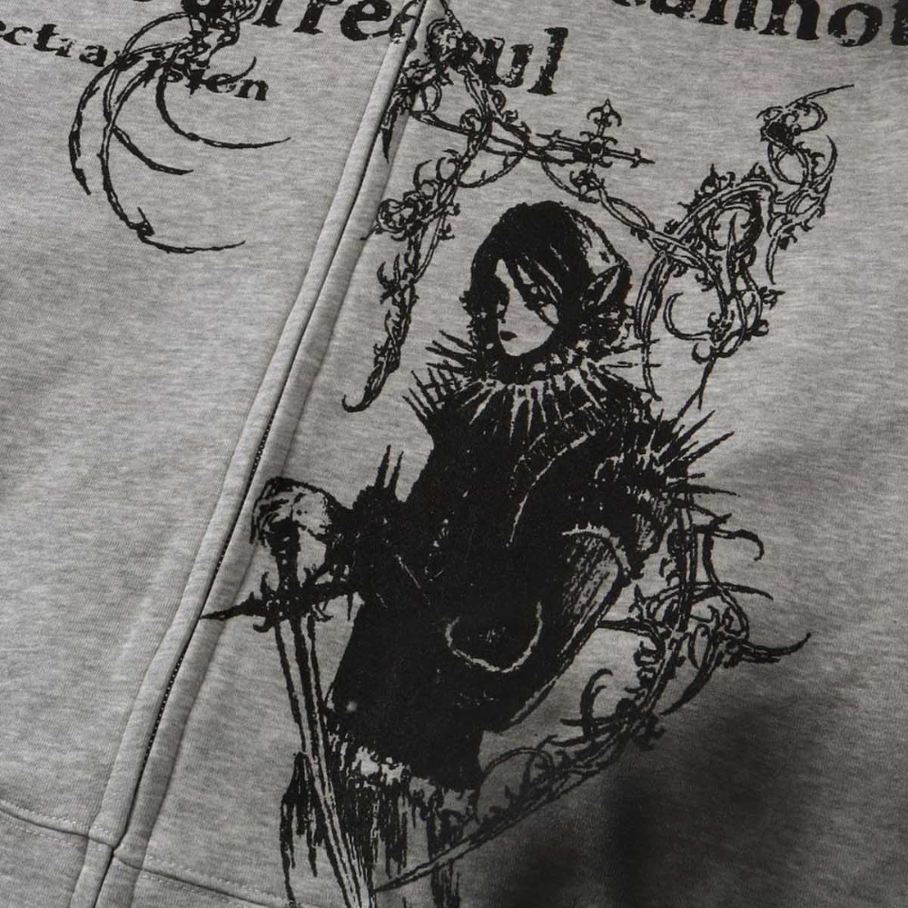 Graphic Hooded Jacket