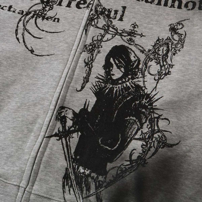 Graphic Hooded Jacket