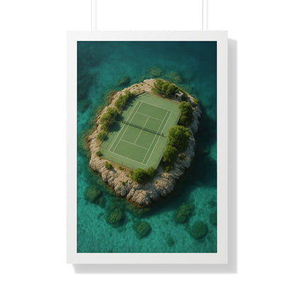 Put Me On An Island Framed