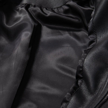 NEWGRMTNS x Sade Faux Leather Bomber Jacket