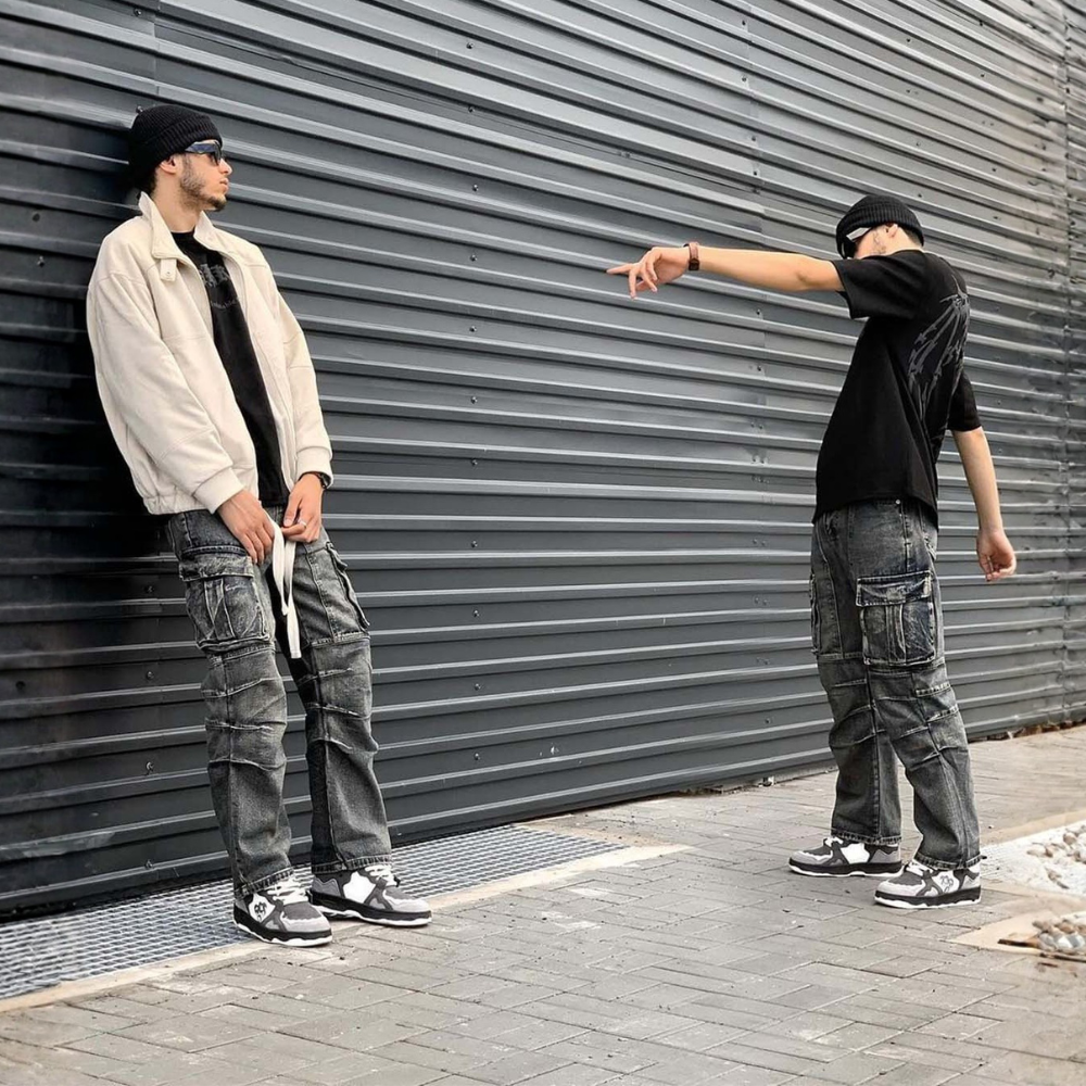 Monochrome Heavy-Duty Sneakers