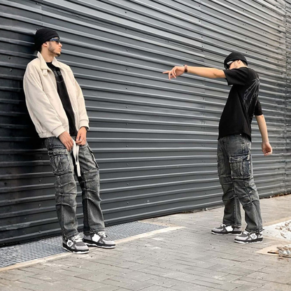 Monochrome Heavy-Duty Sneakers