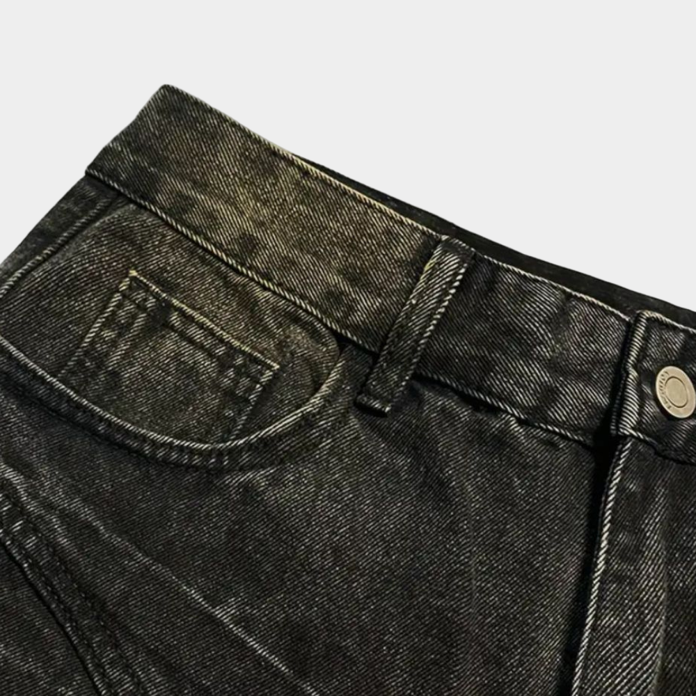 'Weathered' Baggy Jeans