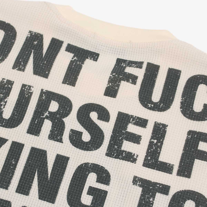 Knit Graphic Crewneck Sweatshirt