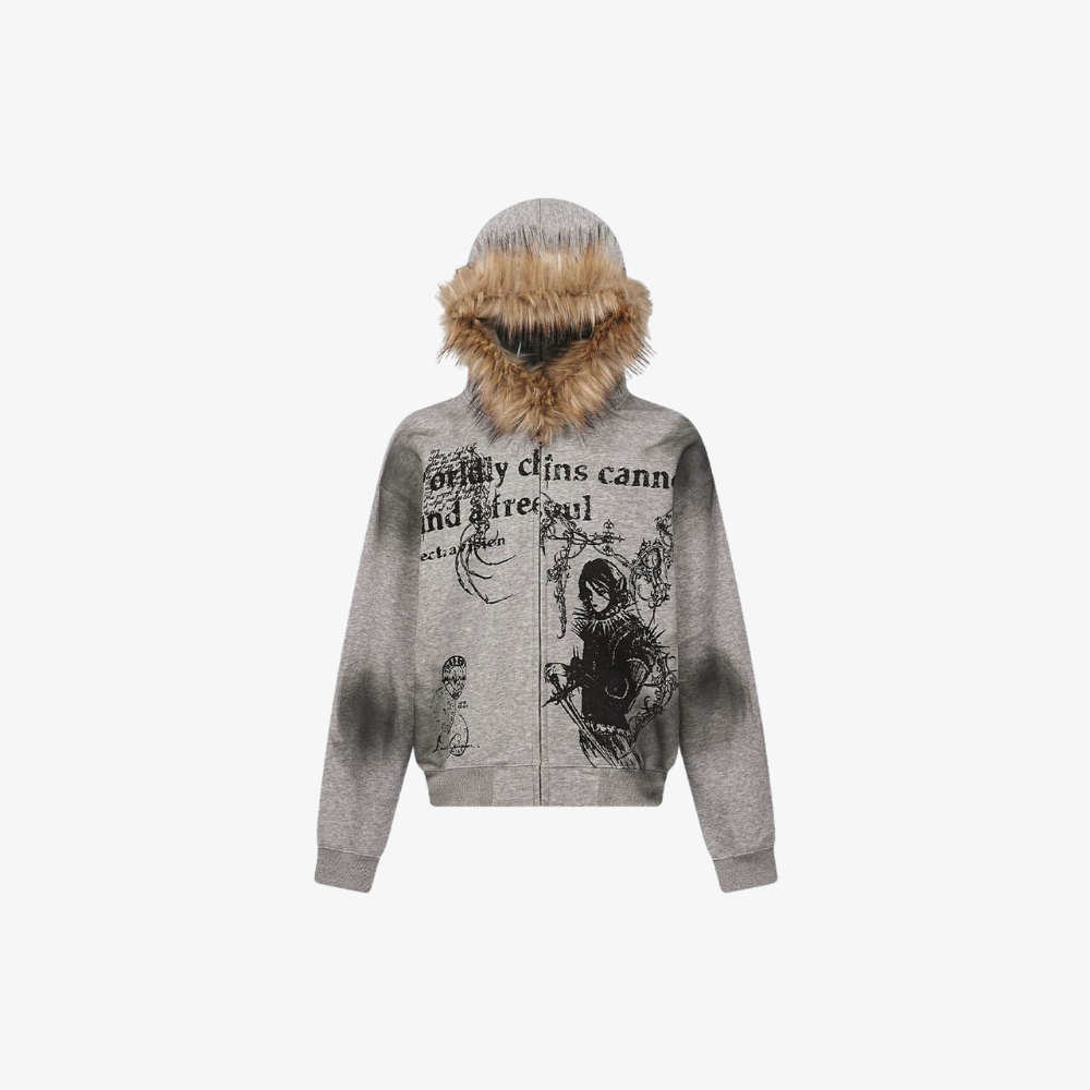 Graphic Hooded Jacket