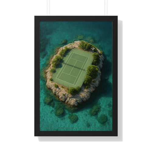 Put Me On An Island Framed