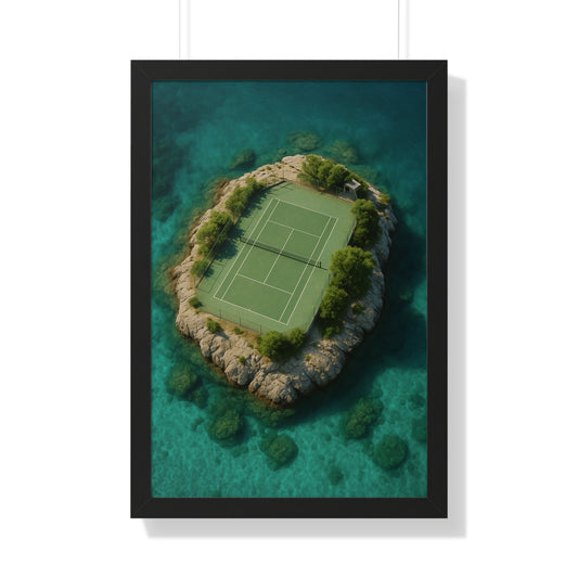 Put Me On An Island Framed