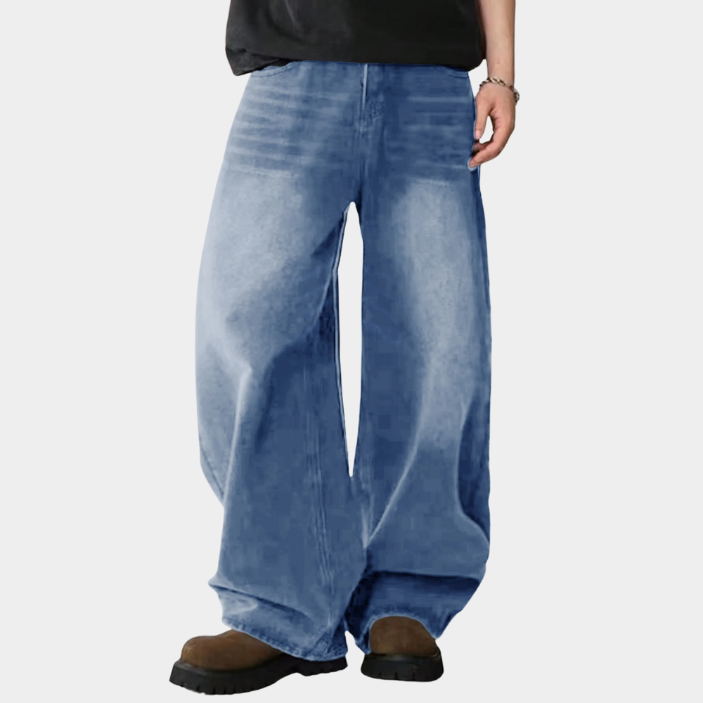 Wide Leg Jeans Black