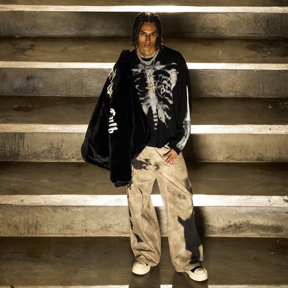 Skeleton Waffle Sweatshirt