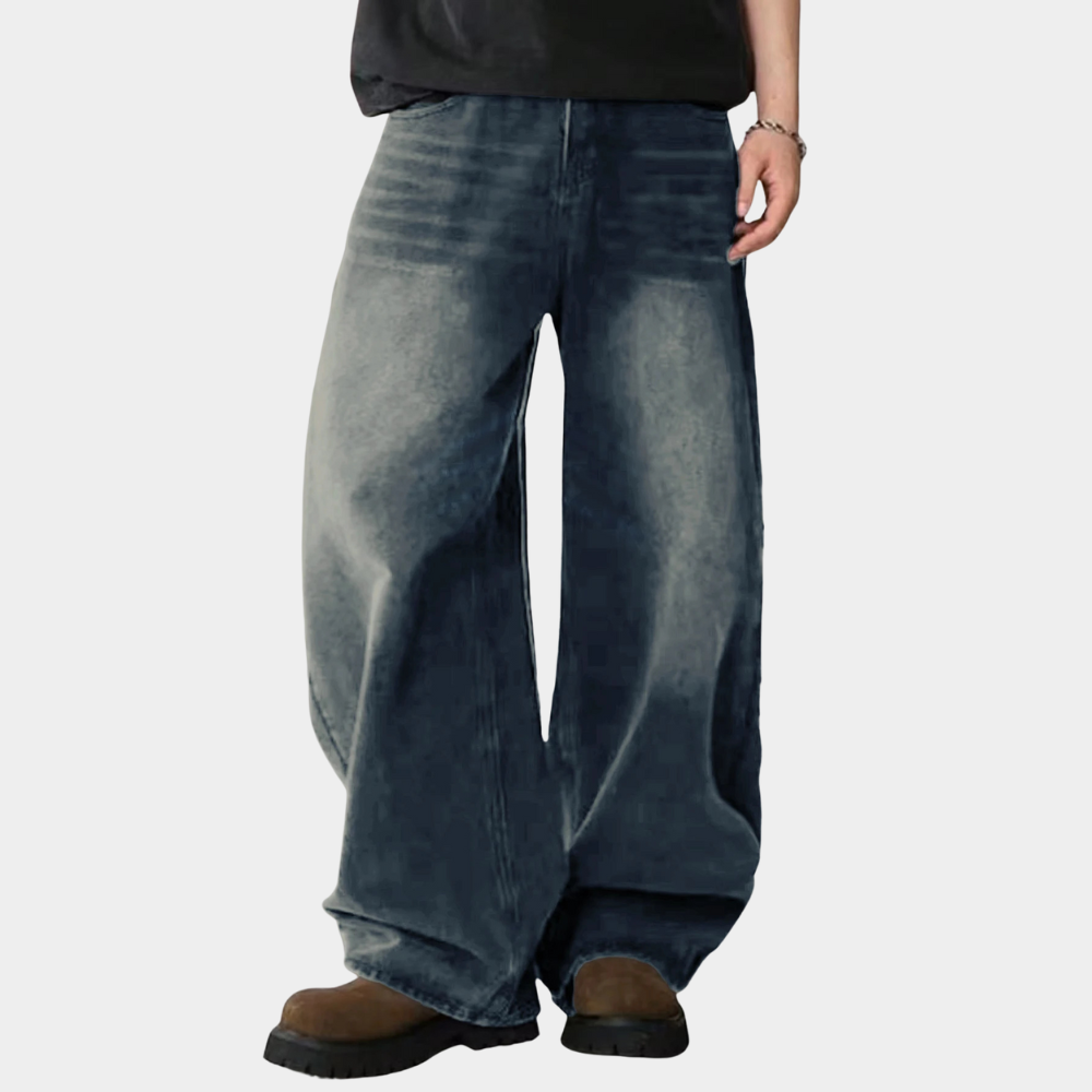 Wide Leg Jeans Black