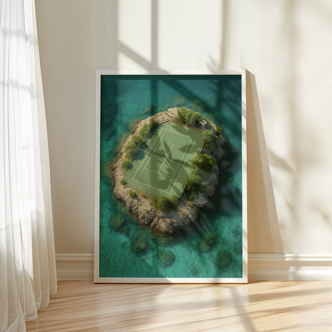 Put Me On An Island Framed