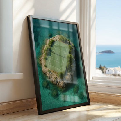 Put Me On An Island Framed